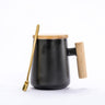 Mandara Coffee Mug with Wooden Handle