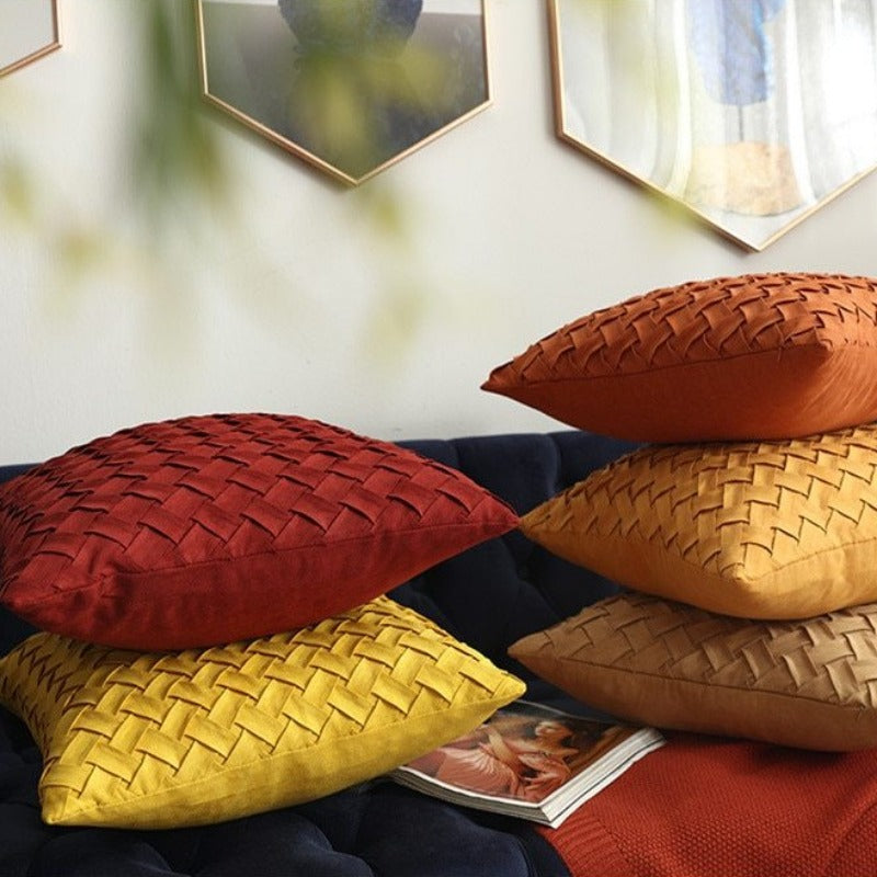 The Basketweave Pillow Cover