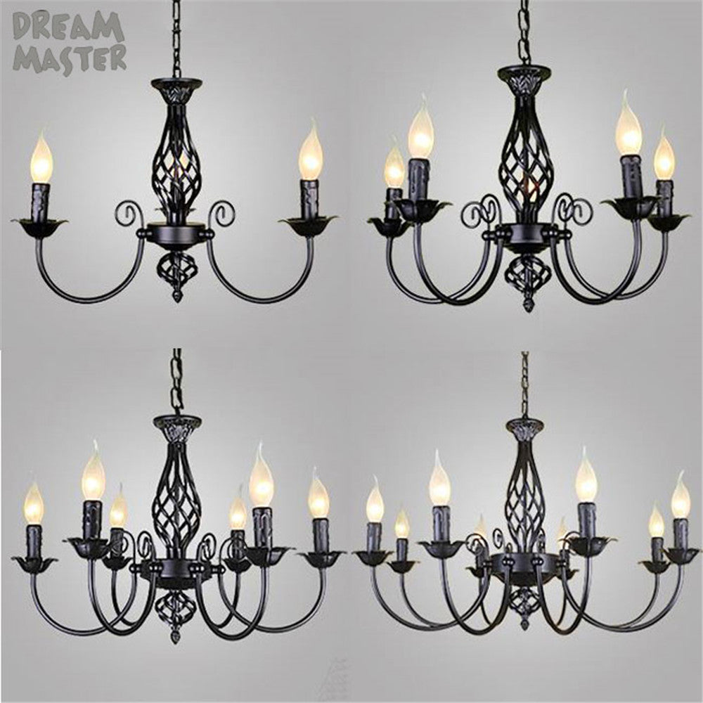 Black Chandeliers Modern Indoor Chandelier