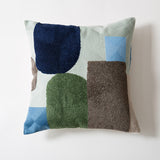 Bancroft Coffee Abstract Block Pillow Cover