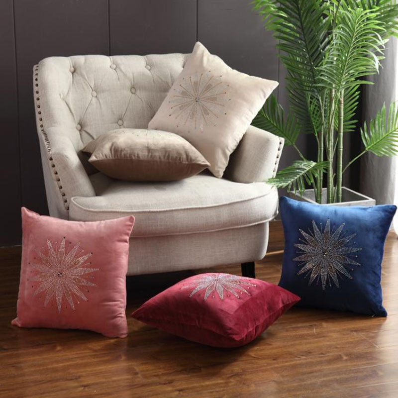 Vania Velvet Bling Pillow Covers