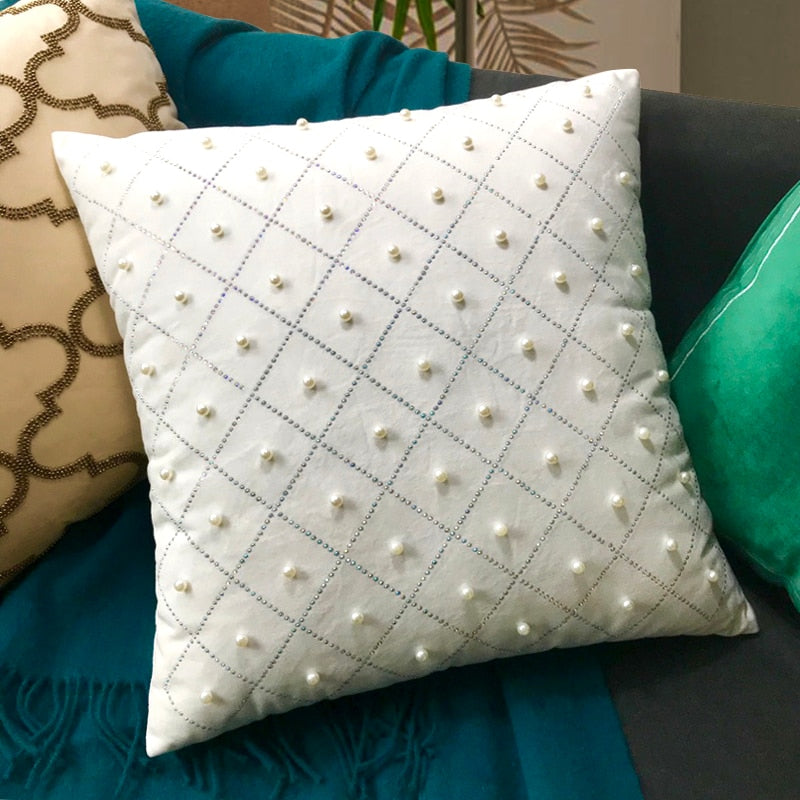 Posh Pearl Pillow Cover