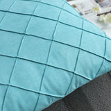 The Pin-Tucked Trellis Pillow Cover