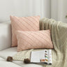 The Pin-Tucked Trellis Pillow Cover