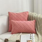 The Pin-Tucked Trellis Pillow Cover