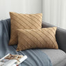 The Pin-Tucked Trellis Pillow Cover