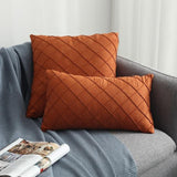 The Pin-Tucked Trellis Pillow Cover