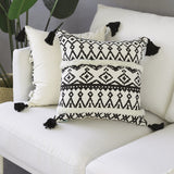 Matador Black and White Geometric Pillow Cover