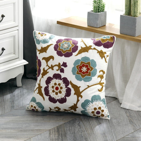 The Persis Embroidered Pillow Cover Collection