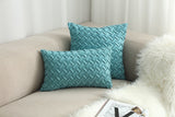 Wilton Weaved Faux Suede Pillow Covers