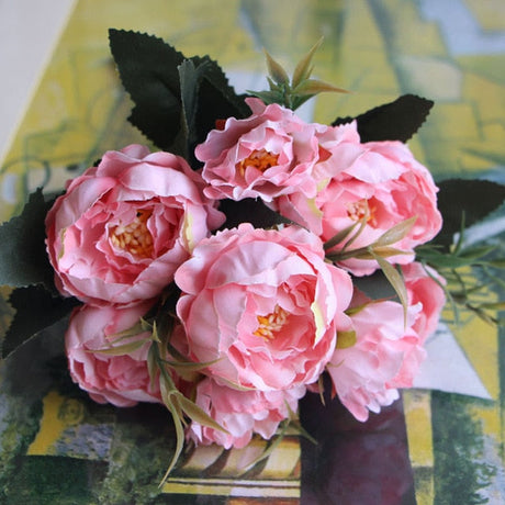 Paulette Faux Peony Bouquet
