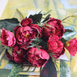 Paulette Faux Peony Bouquet
