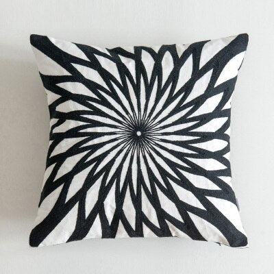 Domino Embroidered Pillow Covers