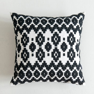 Domino Embroidered Pillow Covers