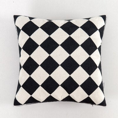 Domino Embroidered Pillow Covers