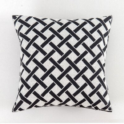 Domino Embroidered Pillow Covers