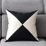 Dexter Faux Leather Pillow Cover