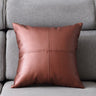 Dexter Faux Leather Pillow Cover