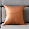 Dexter Faux Leather Pillow Cover