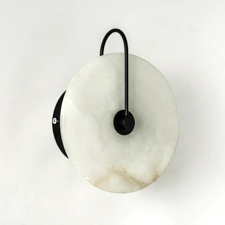 Lua - Marble Circular Wall Light