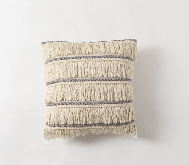 Arlo Fringe Boho Pillow Cover