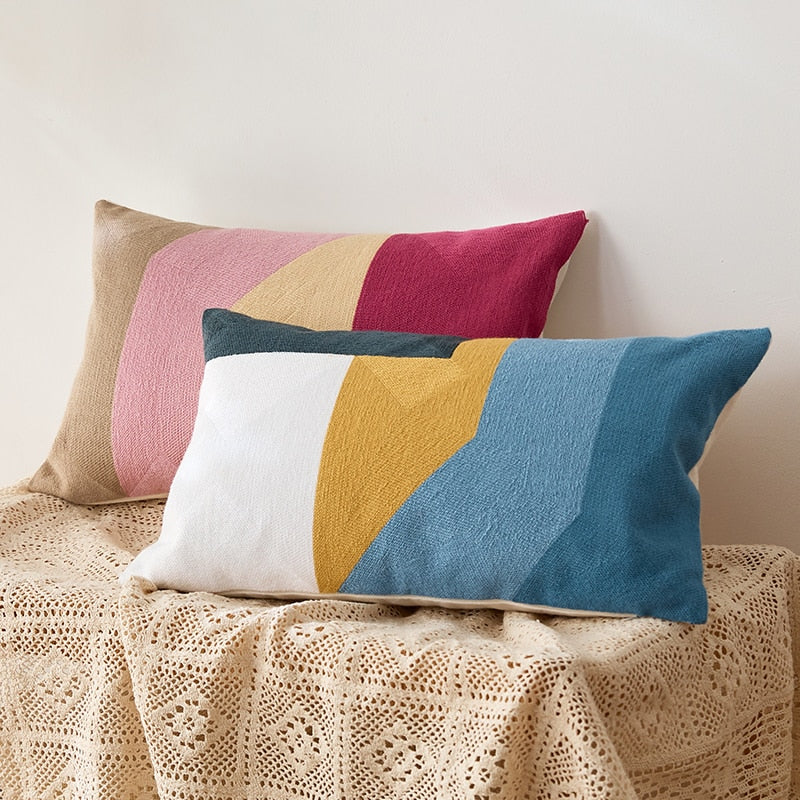 Shelby Color Block Pillow Covers