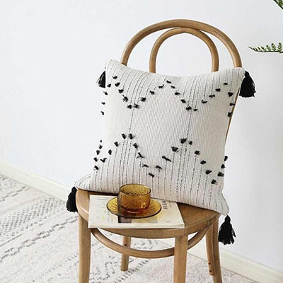 Dotted Diamond Pillow Cover