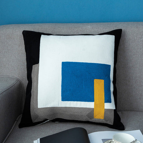 Square by  Square Abstract Pillow Cover