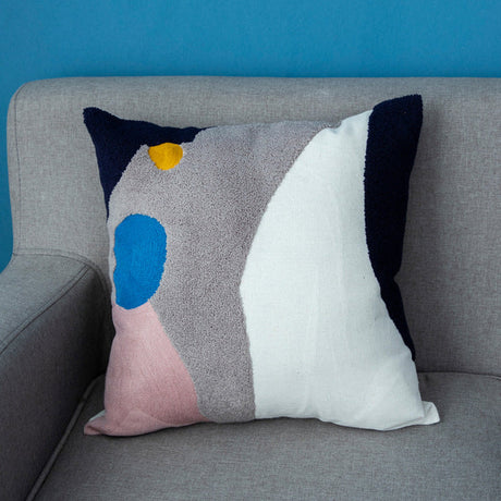 Square by  Square Abstract Pillow Cover