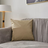 Masie Faux Leather Pillow Covers