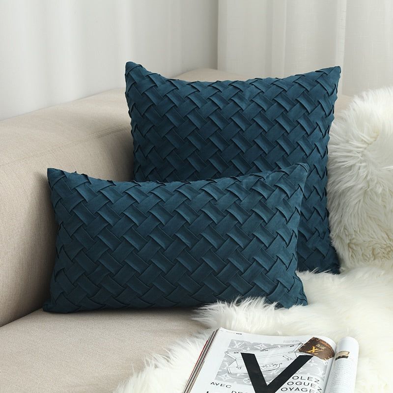 The Basketweave Pillow Cover