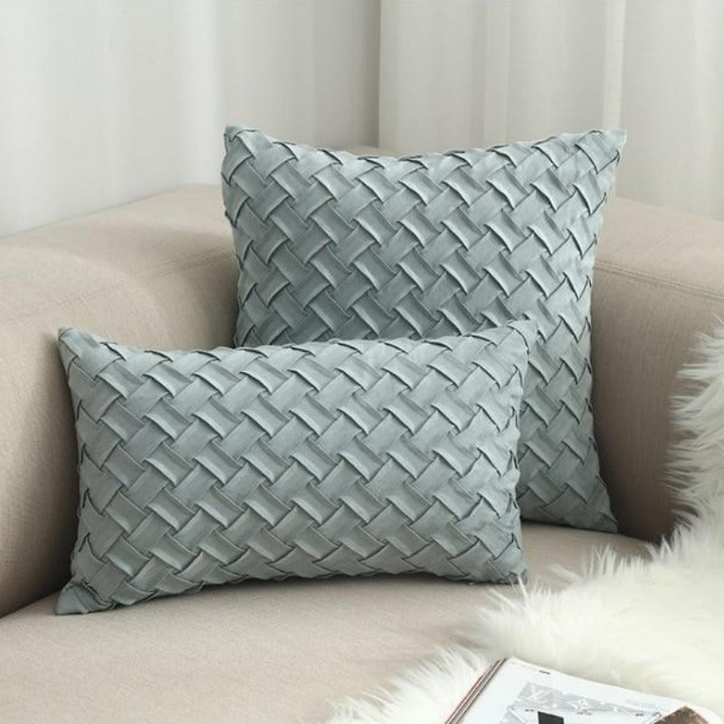 The Basketweave Pillow Cover