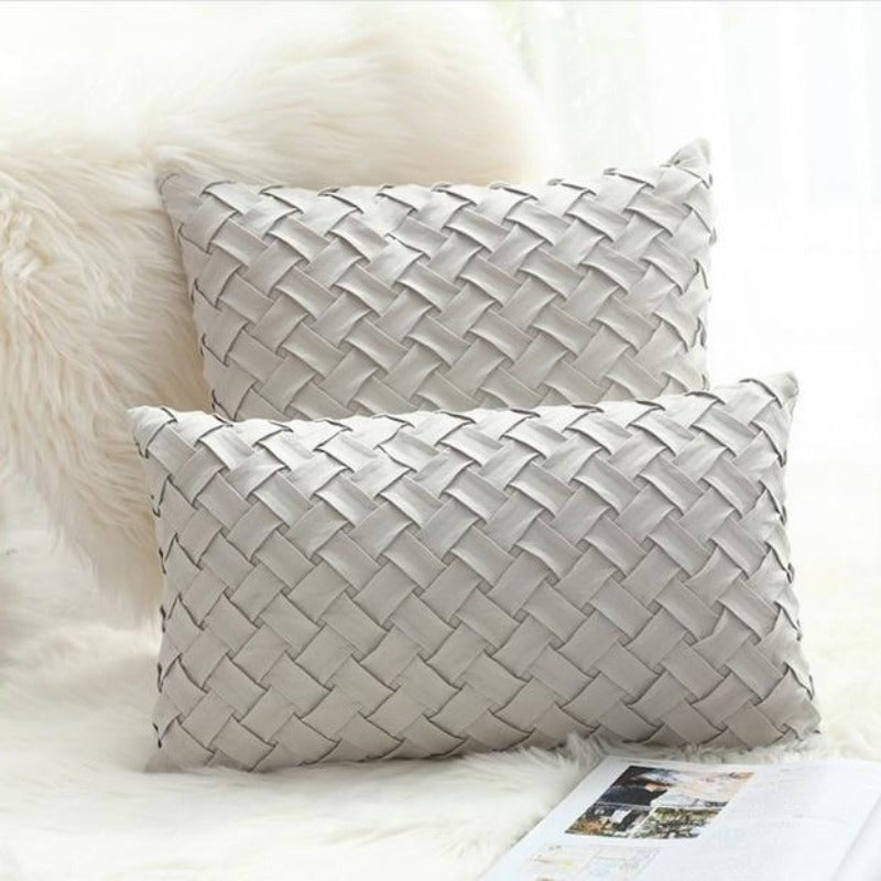 The Basketweave Pillow Cover