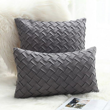 The Basketweave Pillow Cover