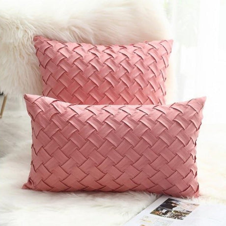 The Basketweave Pillow Cover