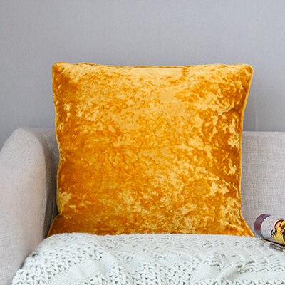 Cora Crushed Velvet Pillow Cover