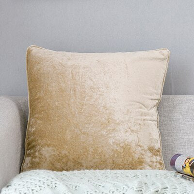 Cora Crushed Velvet Pillow Cover