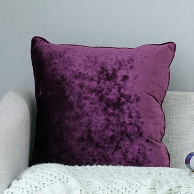 Cora Crushed Velvet Pillow Cover