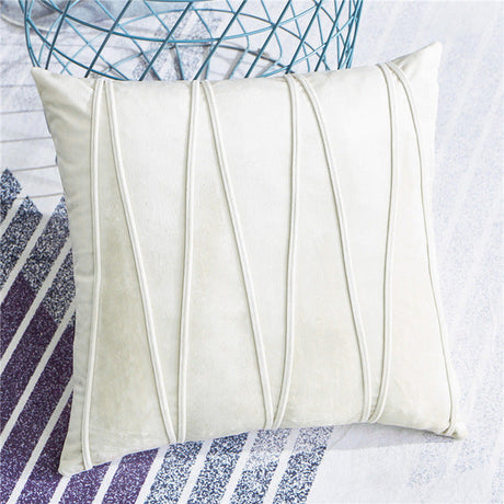 Bisou Velvet Striped Pillow Cover