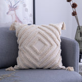 Saffron Tassel Pillow Cover