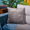 Ventana Window Pane Velvet Pillow Cover