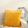 Ventana Window Pane Velvet Pillow Cover