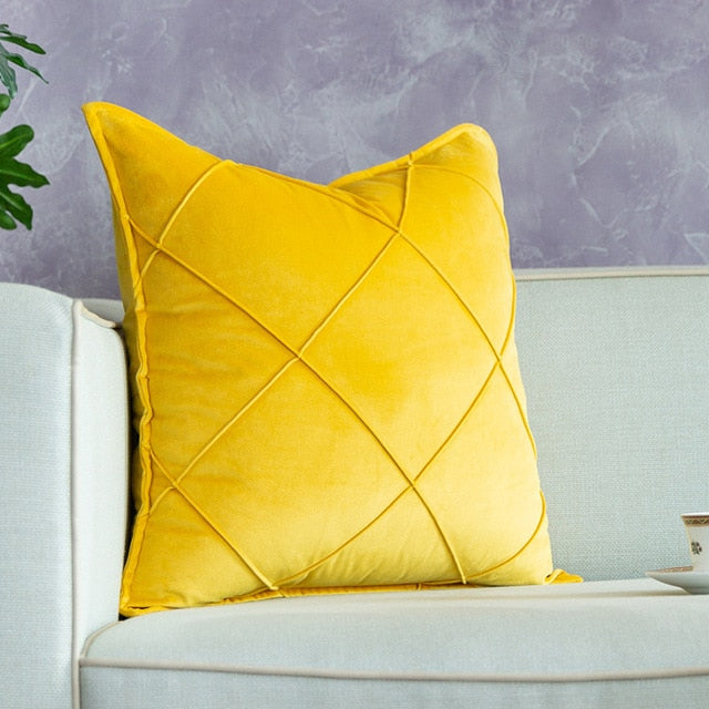 Modernistic Velvet Pillow Cover