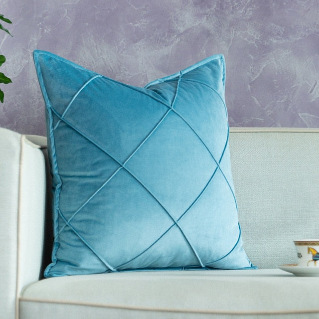 Modernistic Velvet Pillow Cover