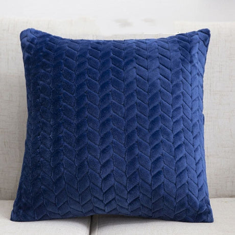 Chevron Solid Velvet Pillow Cover