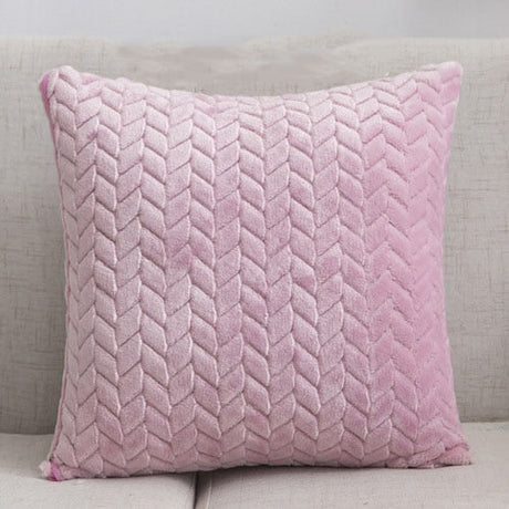 Chevron Solid Velvet Pillow Cover