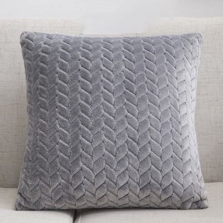 Chevron Solid Velvet Pillow Cover