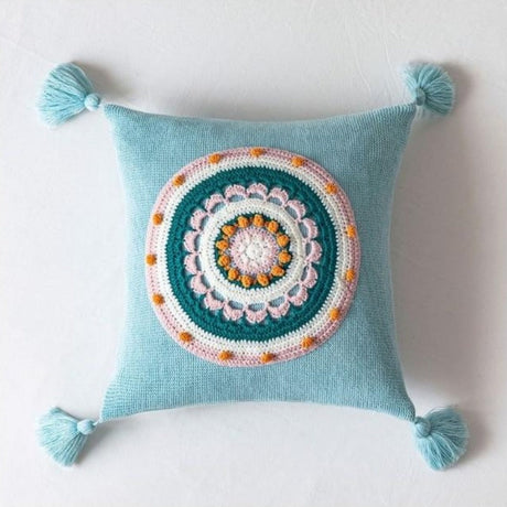 The Crochet Mandala Pillow Cover