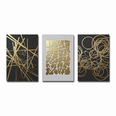 Gia Golden Twig Canvas Prints
