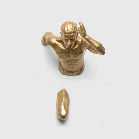 Bolt Running Man Sculpture